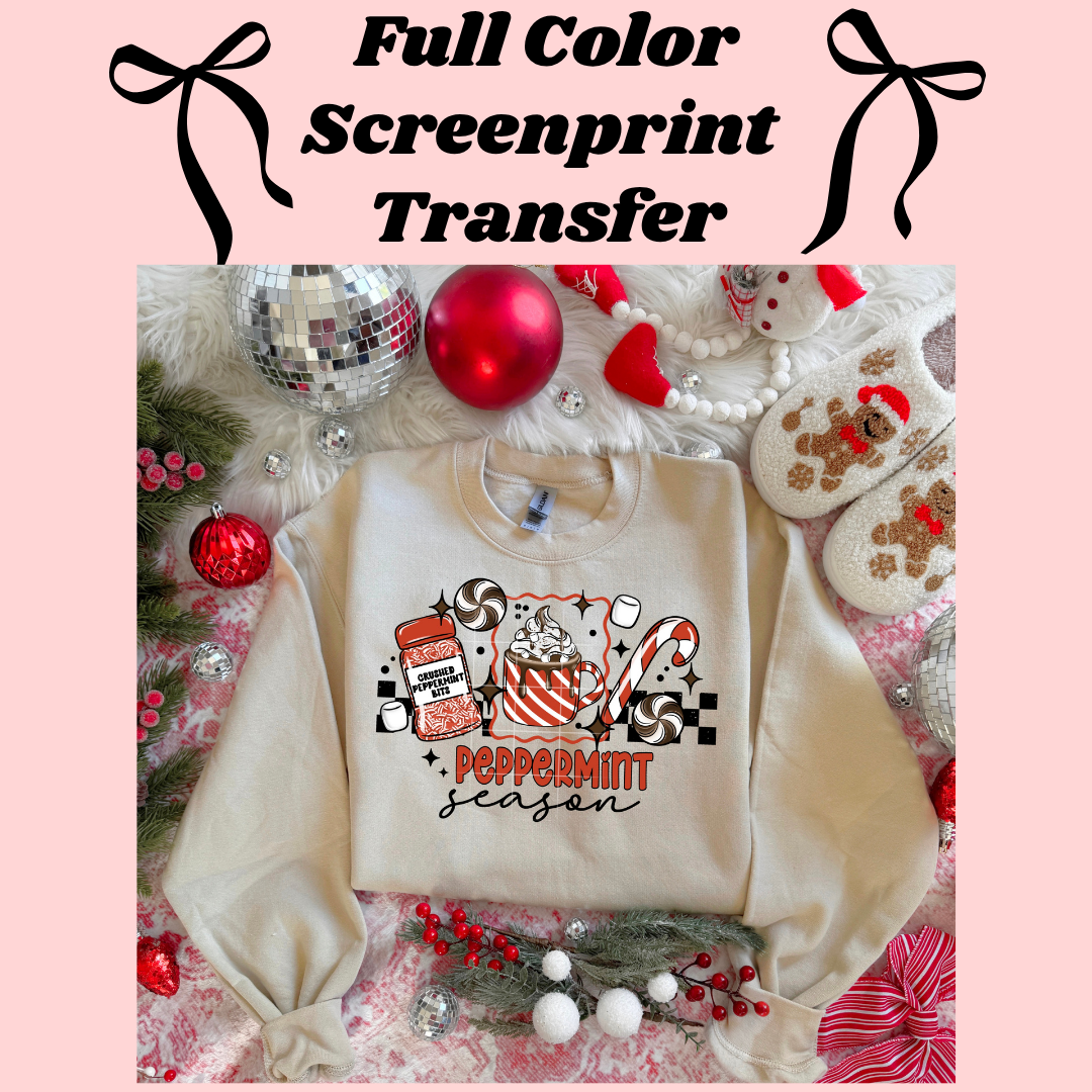 DTF Transfer Peppermint Season