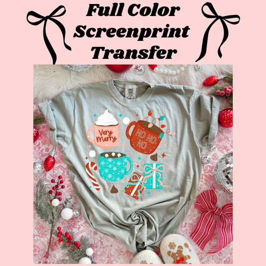DTF Transfer Very Merry