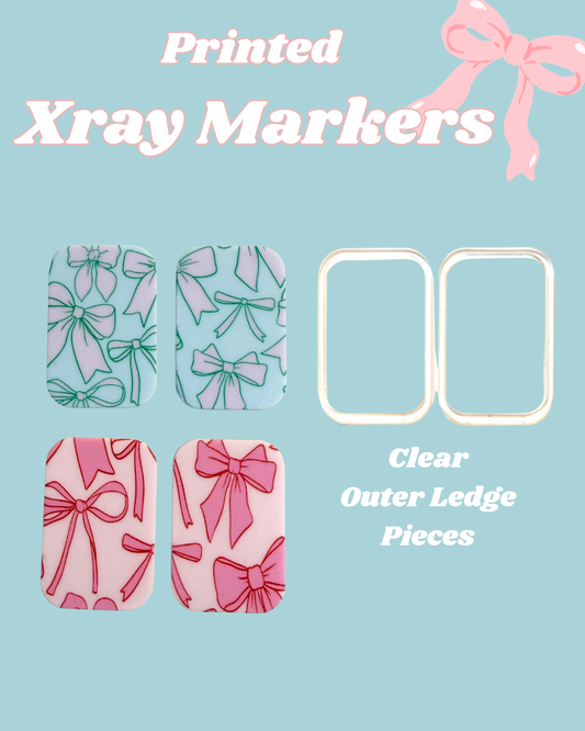 Big Print Bows Printed Xray Markers