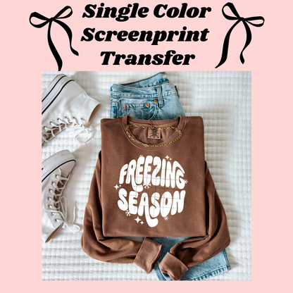 DTF Transfer Freezing Season