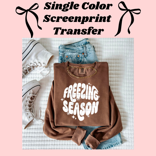 DTF Transfer Freezing Season
