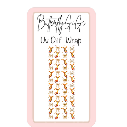 Wrap Tiger Coquette UV Dtf