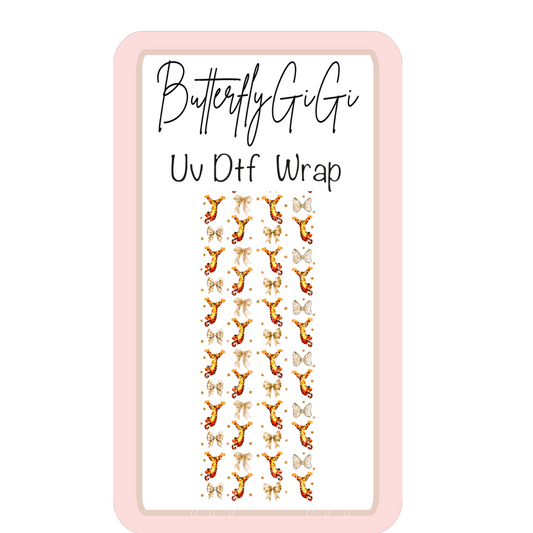 Wrap Tiger Coquette UV Dtf