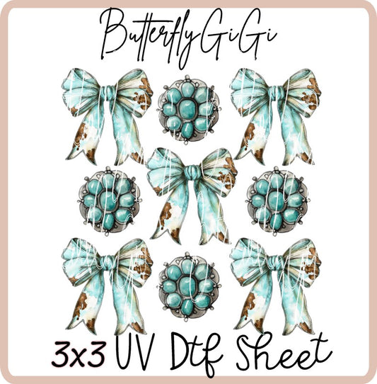 3x3 Western UV Dtf SHEET