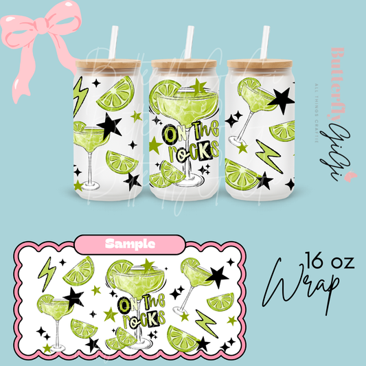 On the Rocks 16oz UVDTF Wrap