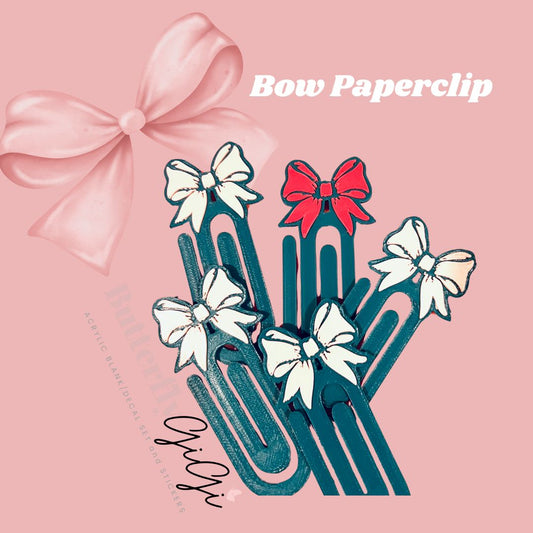 3D Printed Paperclip Bow