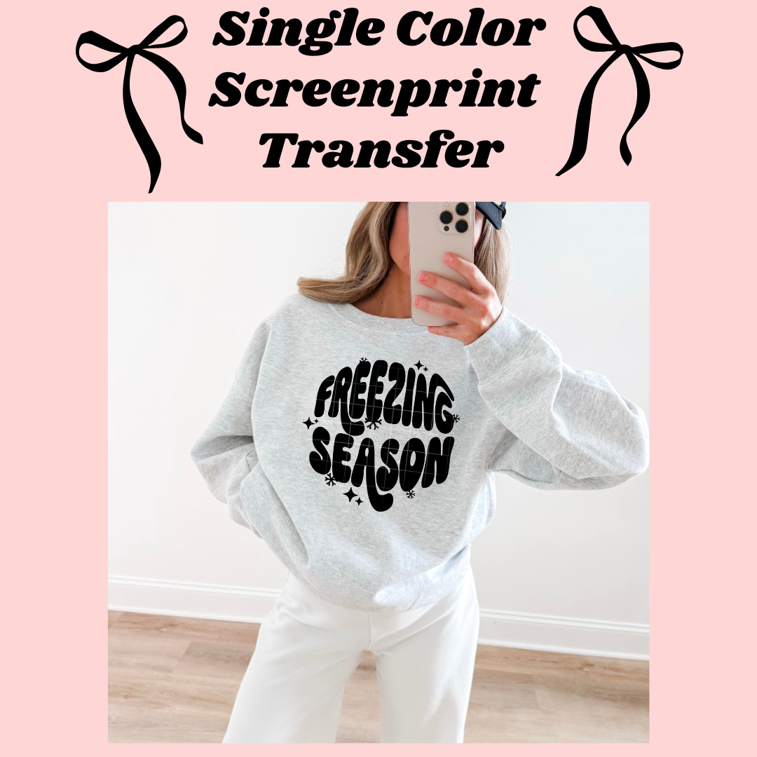 DTF Transfer Freezing Season