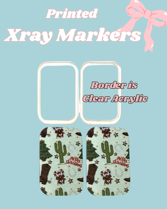 Christmas Western Xray Markers