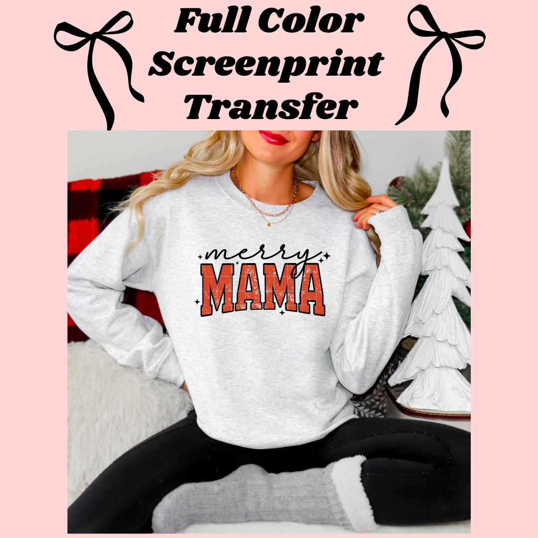 DTF Transfer Merry Mama