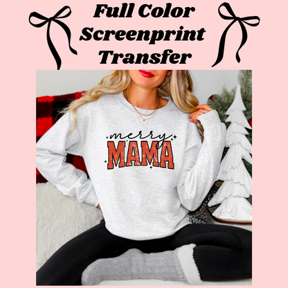 DTF Transfer Merry Mama