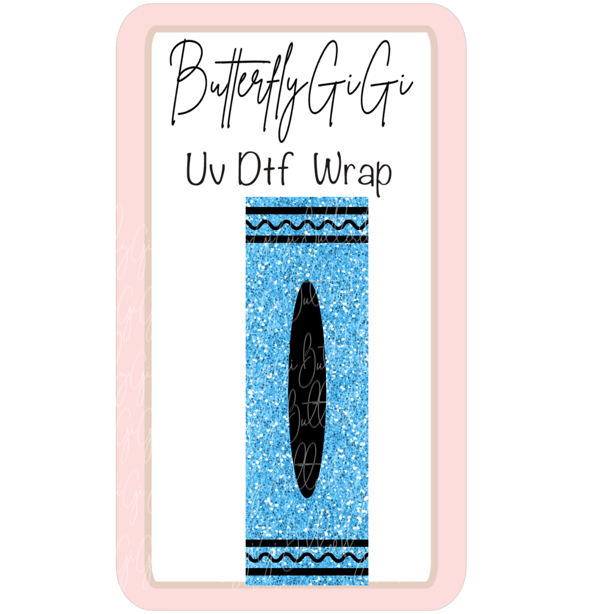 Wrap Teacher Color Crayon Uv Dtf
