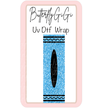 Wrap Teacher Color Crayon Uv Dtf
