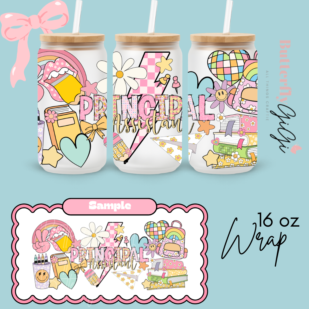 School 16oz UVDTF Wrap