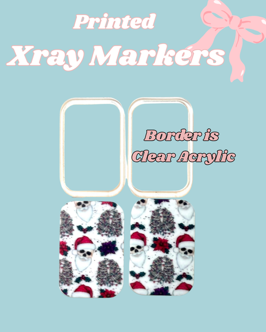Christmas Santa Skellie Xray Markers