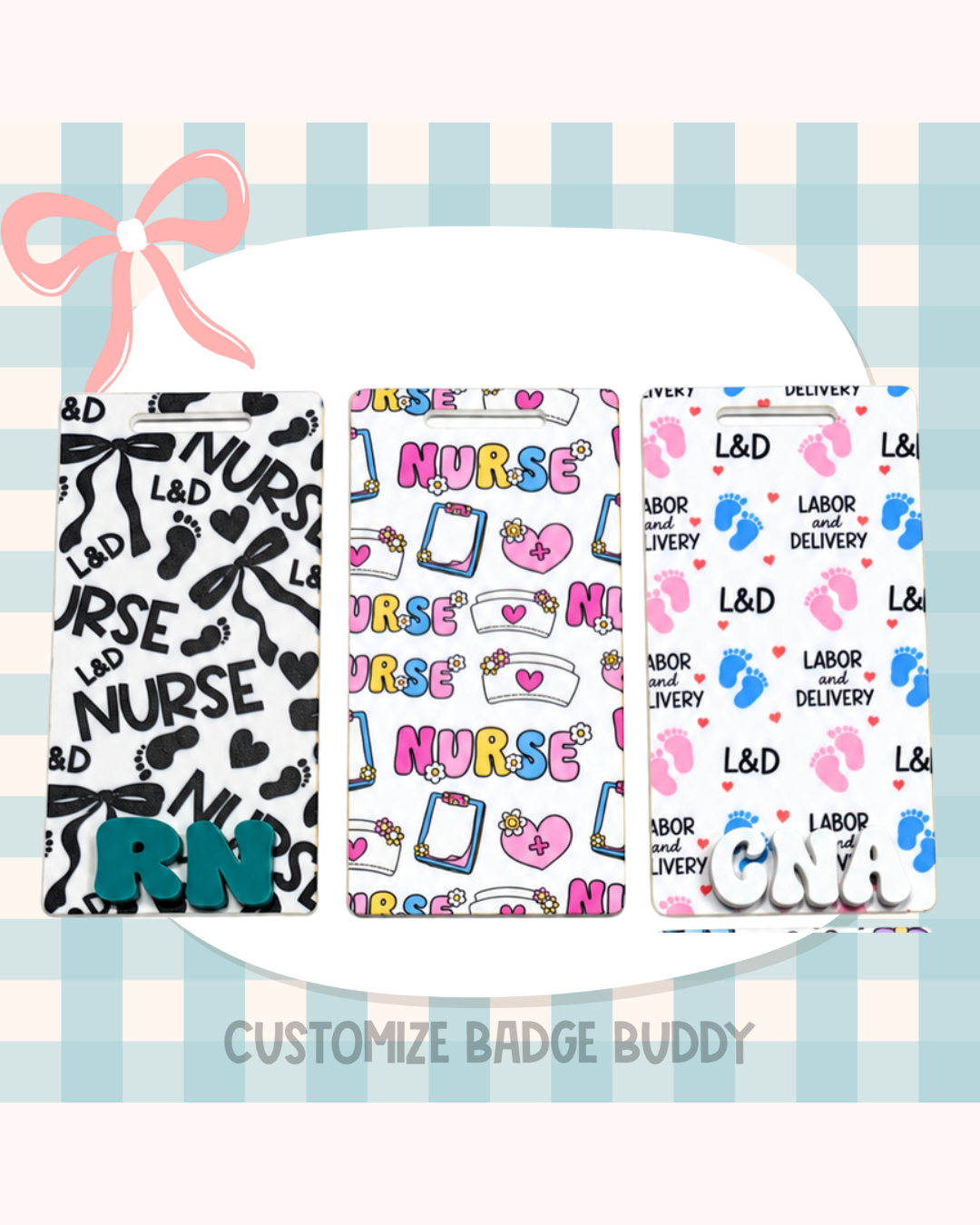 Medical Badge Buddy Custom Acrylic Design