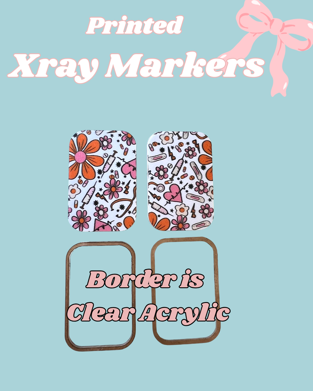 Medical Boho Printed Xray Markers