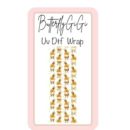 Dog Coquette UV Dtf Wrap