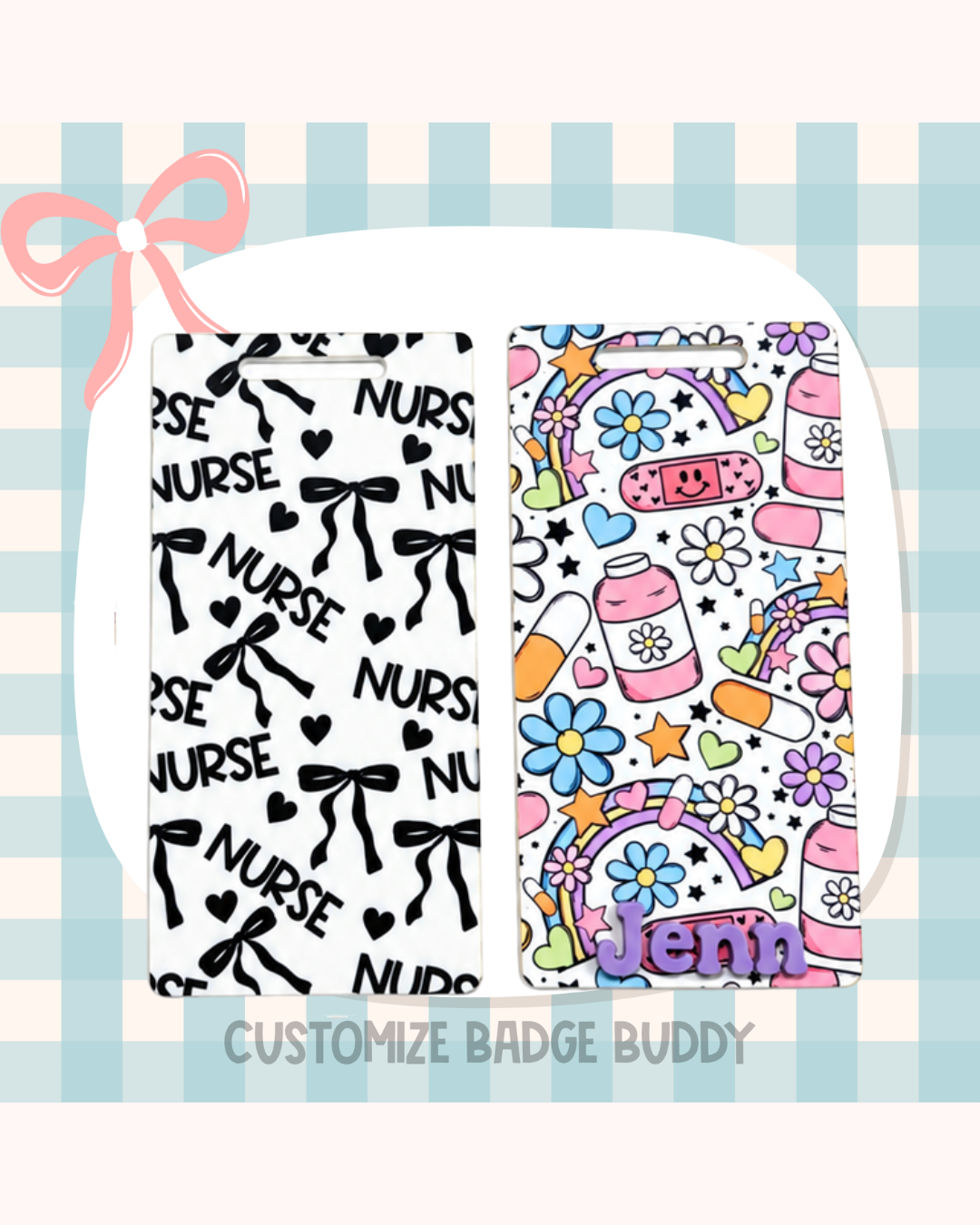Medical Badge Buddy Custom Acrylic Design