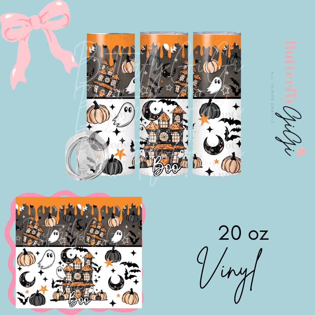 Boo 20oz Vinyl Wrap