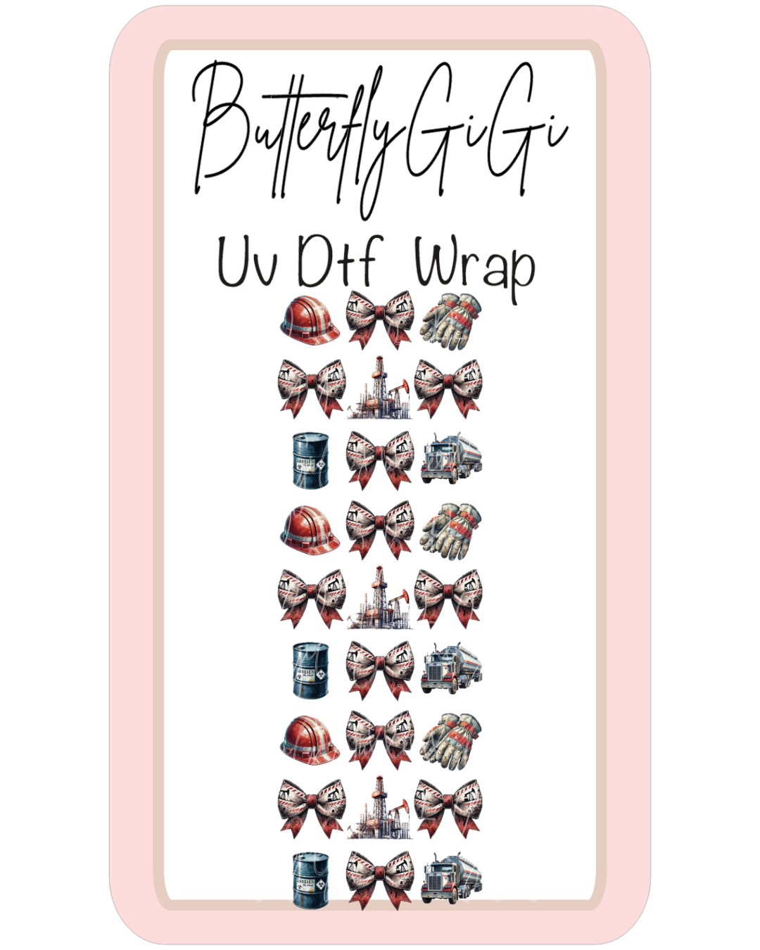 Wrap Oil Field Uv Dtf