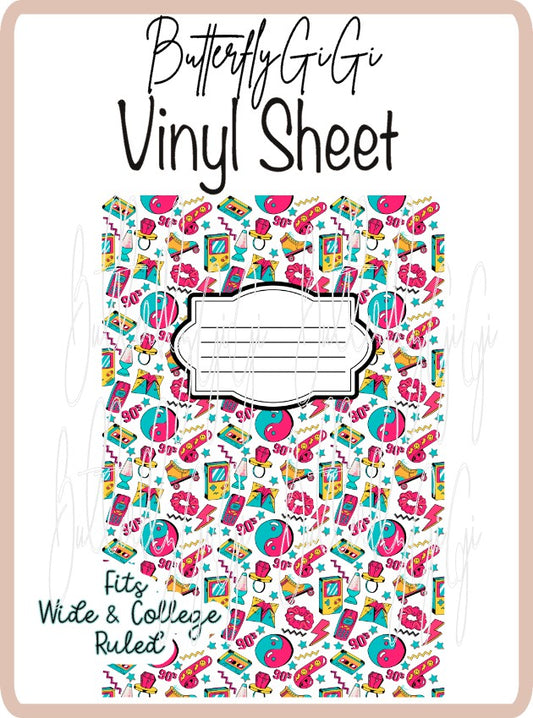 Vinyl Notebook 90's Cover