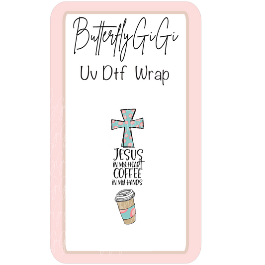 Wrap Jesus & Coffee Uv Dtf