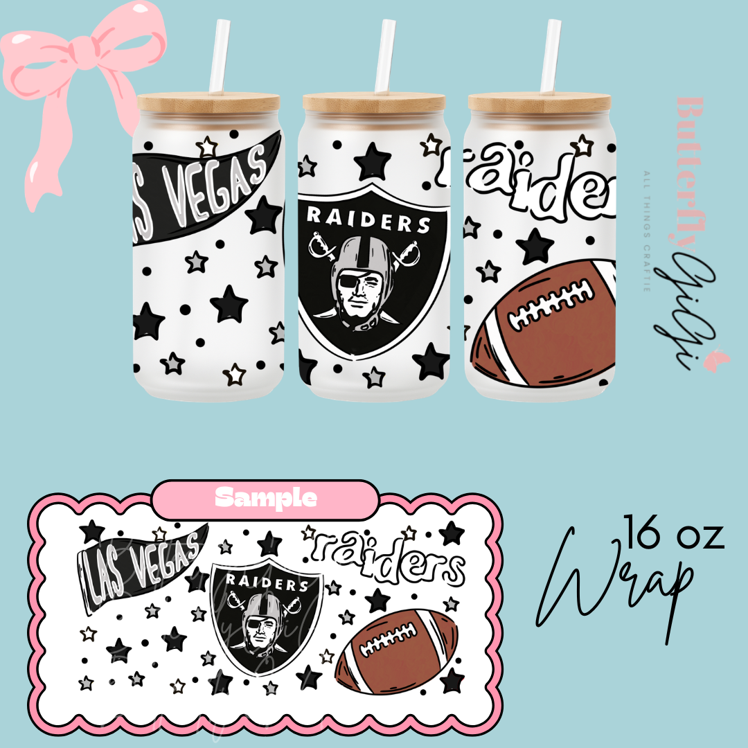 Football 16oz UVDTF Wrap