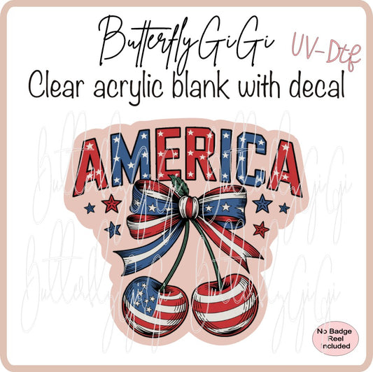 UVDTF Patriotic America Cherry