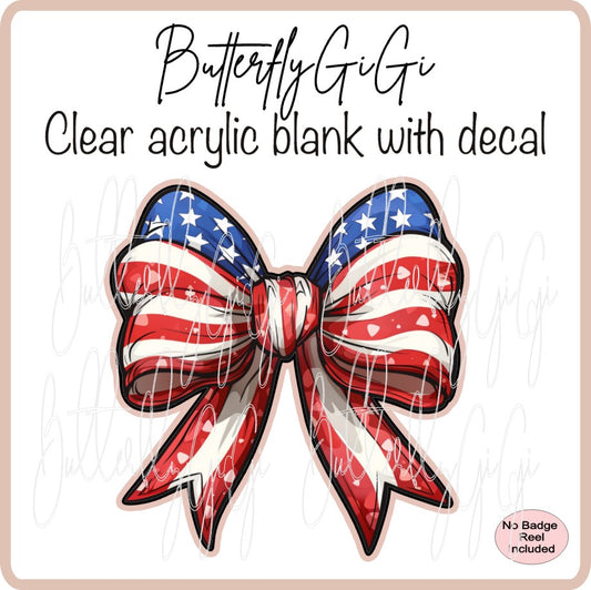 Patriotic America Bow