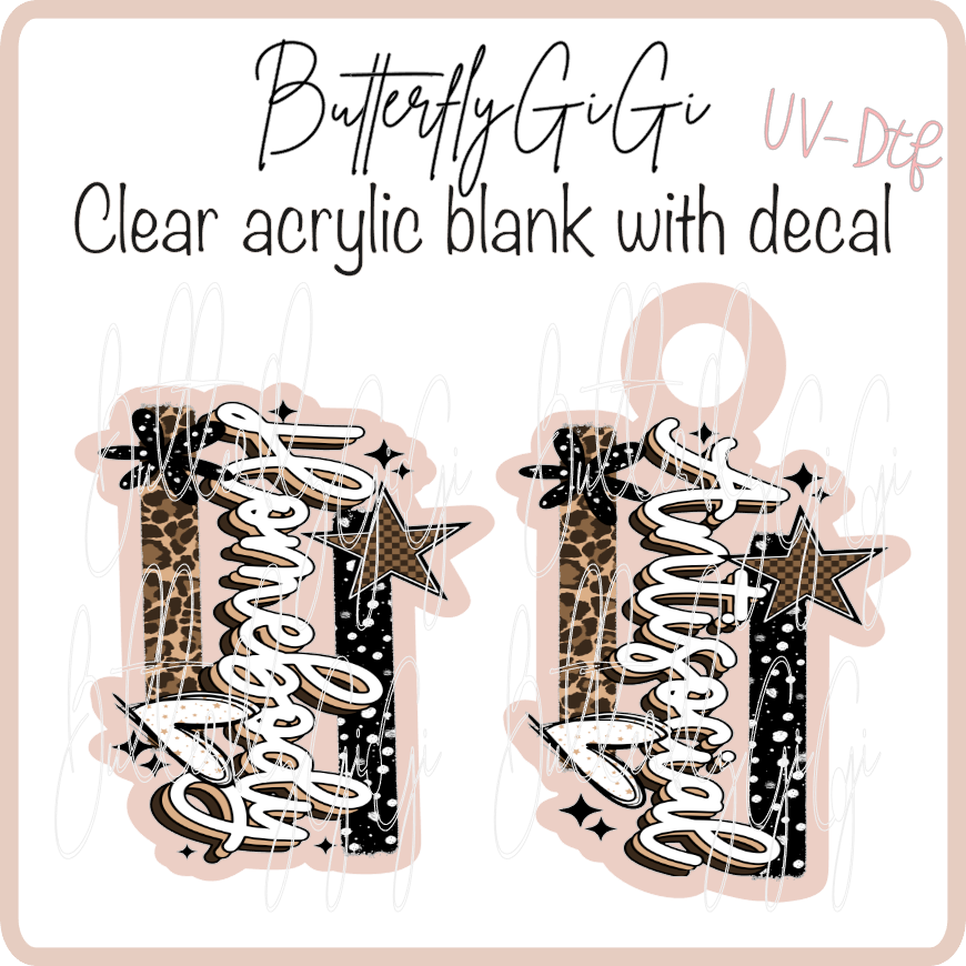 AntiSocial HomeBody Charms UVDTF