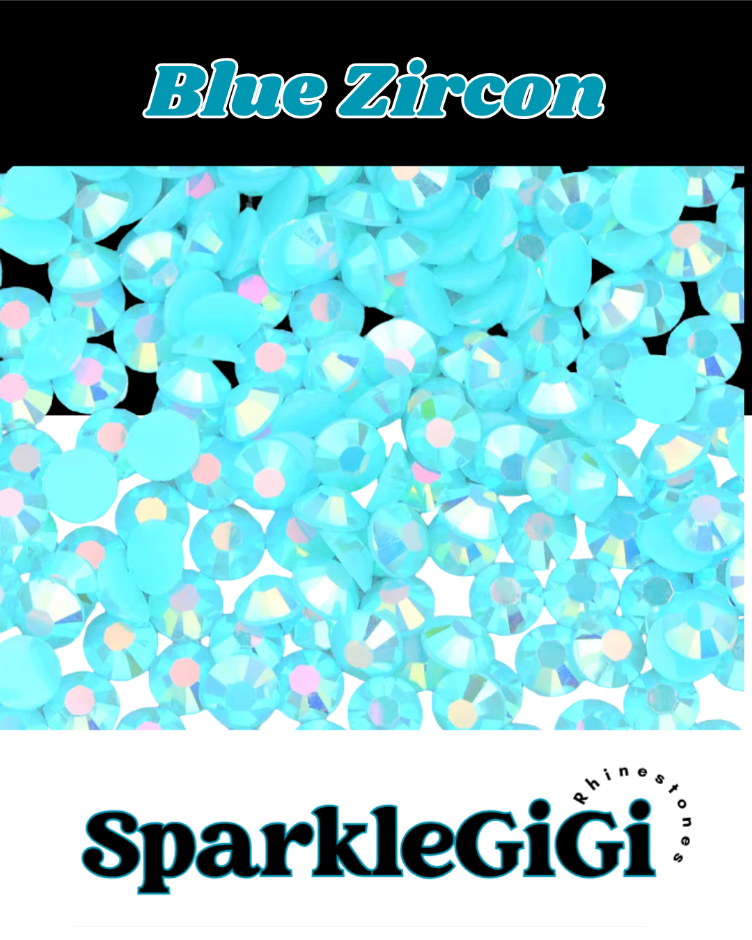 JELLY AB  Fill- Mixed Size Rhinestone