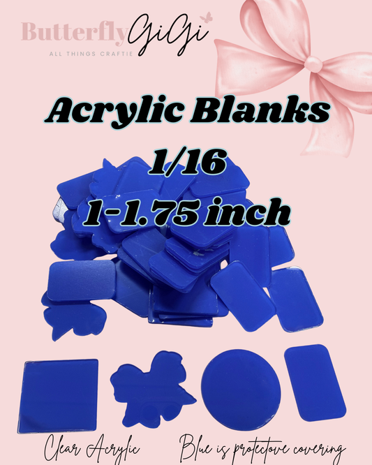 1/16" Acrylic Destash Lot | Random Mini Acrylic Pieces
