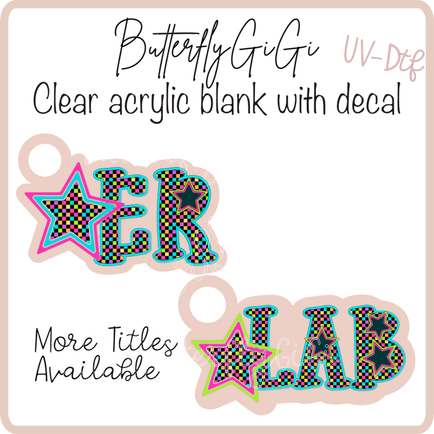 Bright Polka Charms UVDTF