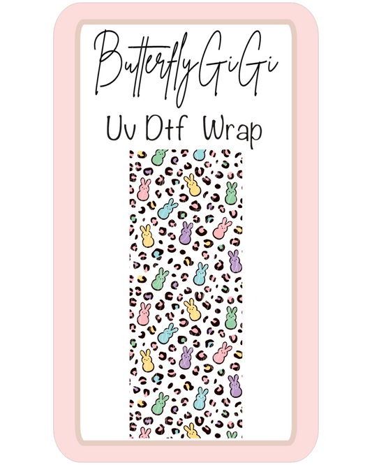 Wrap Bunny Leopard SMALL UvDTF