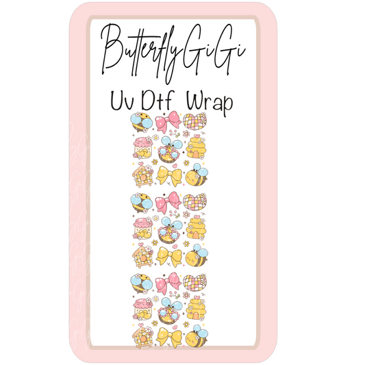 Wrap Busy Bee Uv Dtf