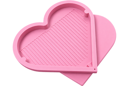 Heart Sorting Tray with Magnetic Lid and Pouring Spout