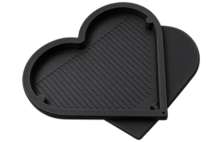 Heart Sorting Tray with Magnetic Lid and Pouring Spout