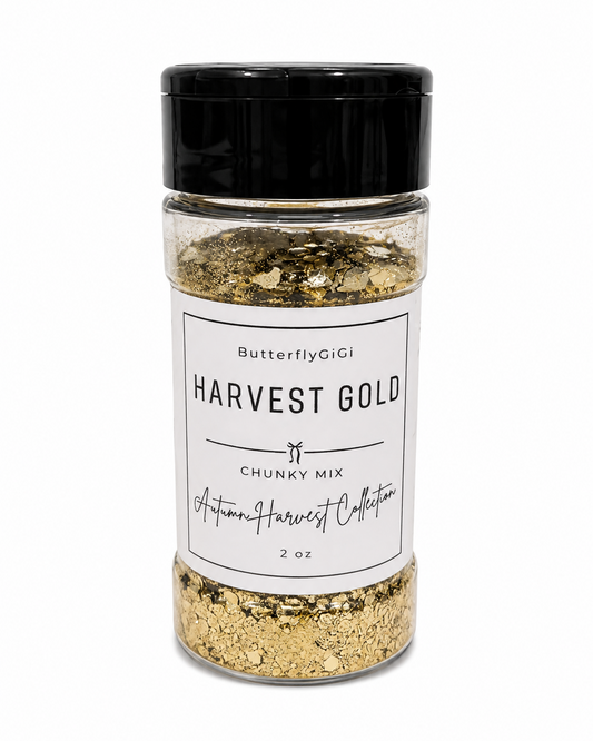 HARVEST GOLD Chunky Mix Glitter I Autumn Harvest Collection