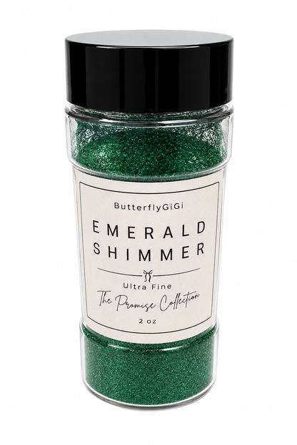 EMERALD SHIMMER Ultra Fine Glitter I Promise Collection