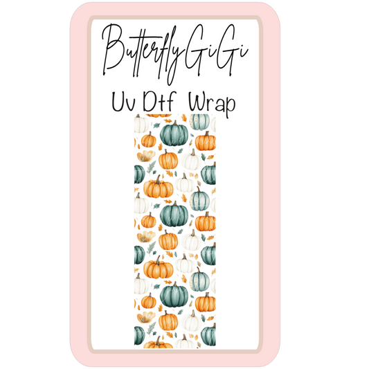 Wrap Green Pumpkin UV Dtf