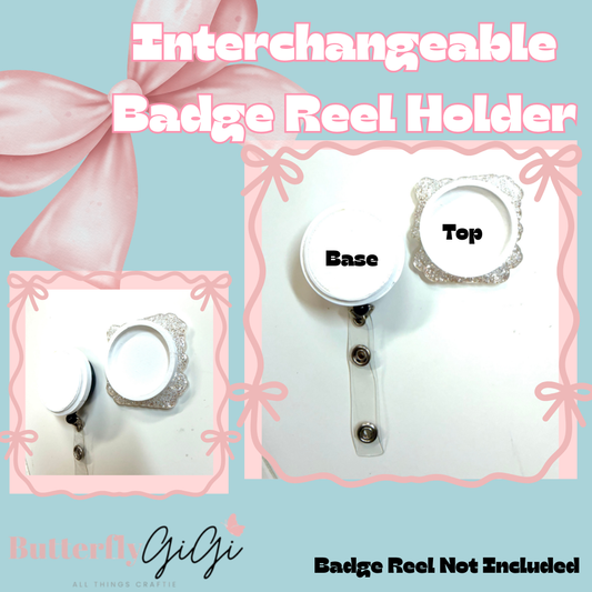 Interchange Badge Reel Base Top System 3d Printed