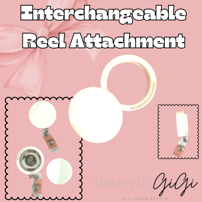 Interchangeable Reel Attachment 3D Printed