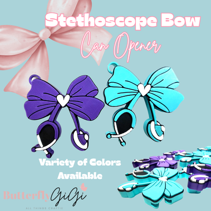 Stethoscope Bow Can Opener 3D Printed