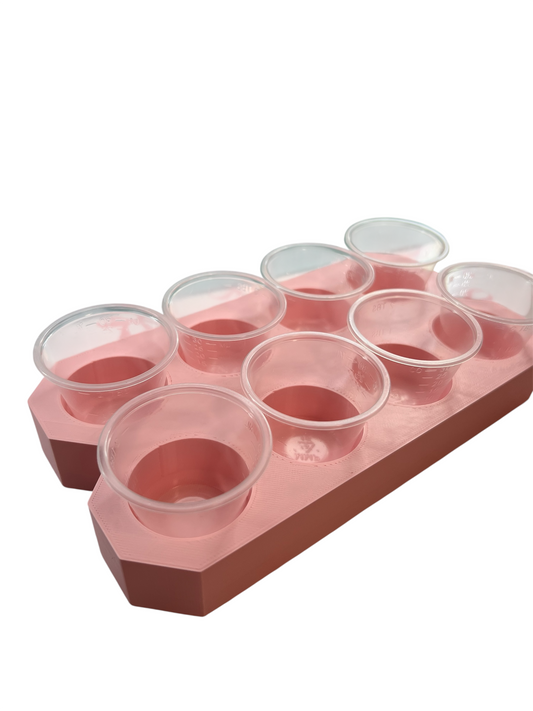 3D Printed (8) Cup Resin Holder