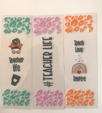 Wrap TEACHER Uv Dtf