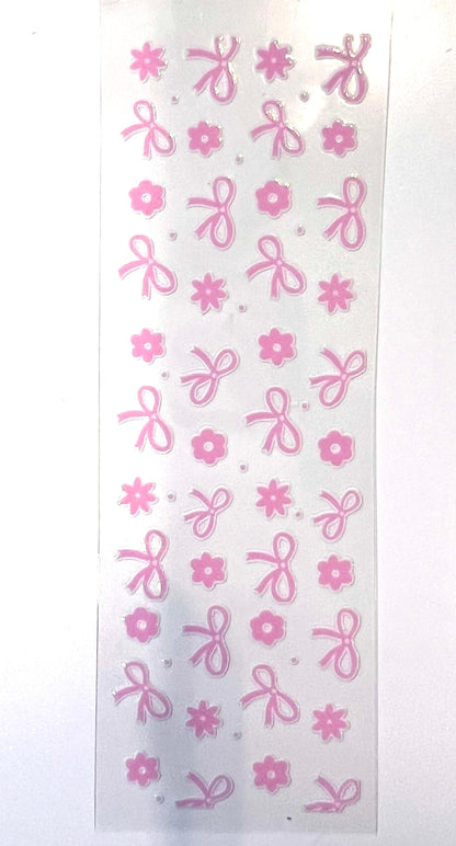 Coquette Daisy Bow UV Dtf Wrap