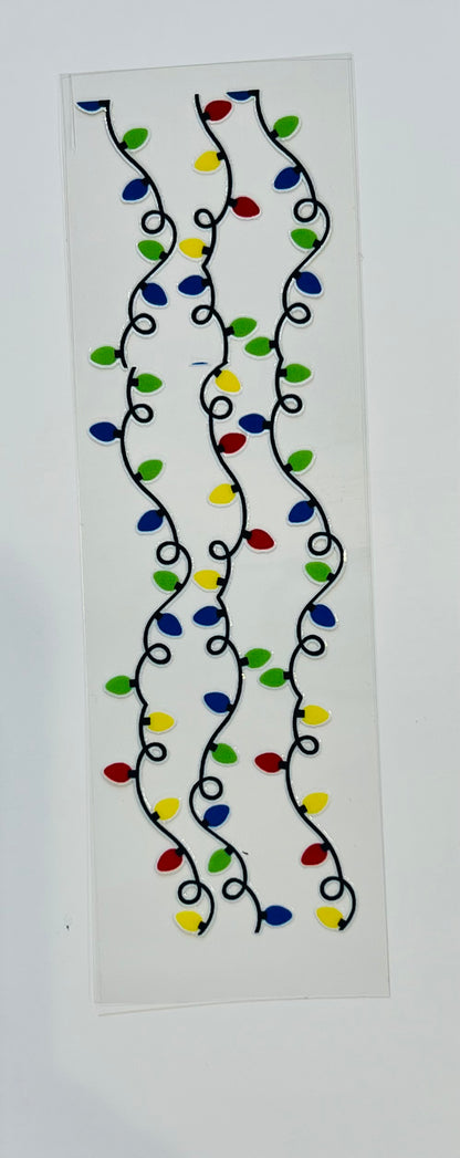 Wrap Christmas String Lights Uv Dtf