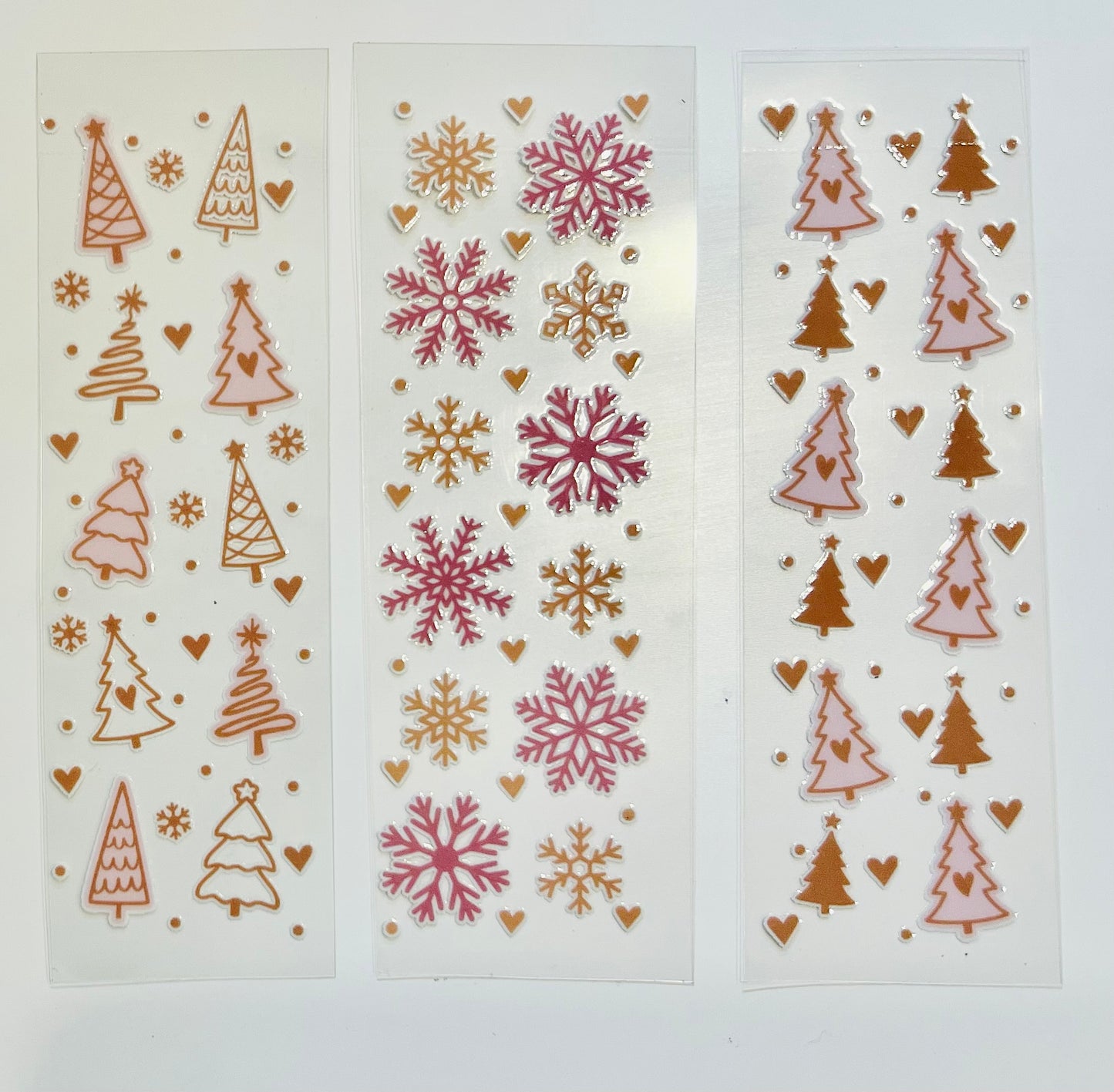 Wrap Pink Solid Christmas Tree Uv Dtf