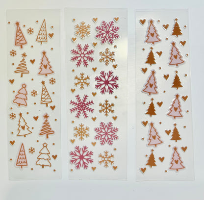 Wrap Pink Solid Christmas Tree Uv Dtf
