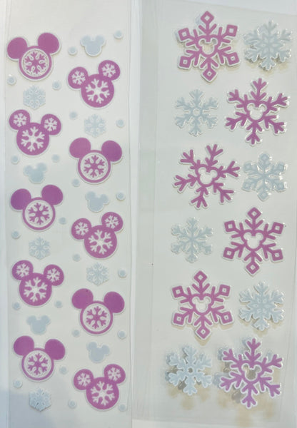 Wrap Mouse Ears Snowflake UV Dtf
